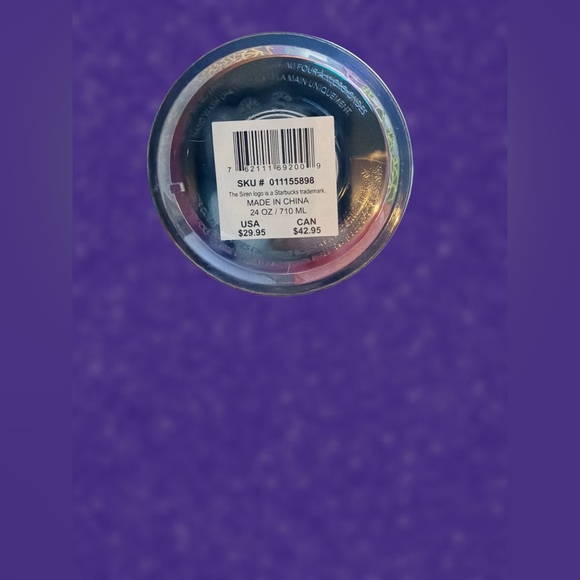 Starbucks Glow-in-the-Dark Tumbler with UFO Straw Limited Edition - Picture 3 of 4